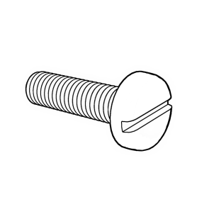 ISO1580一字盤(pán)頭機(jī)螺釘